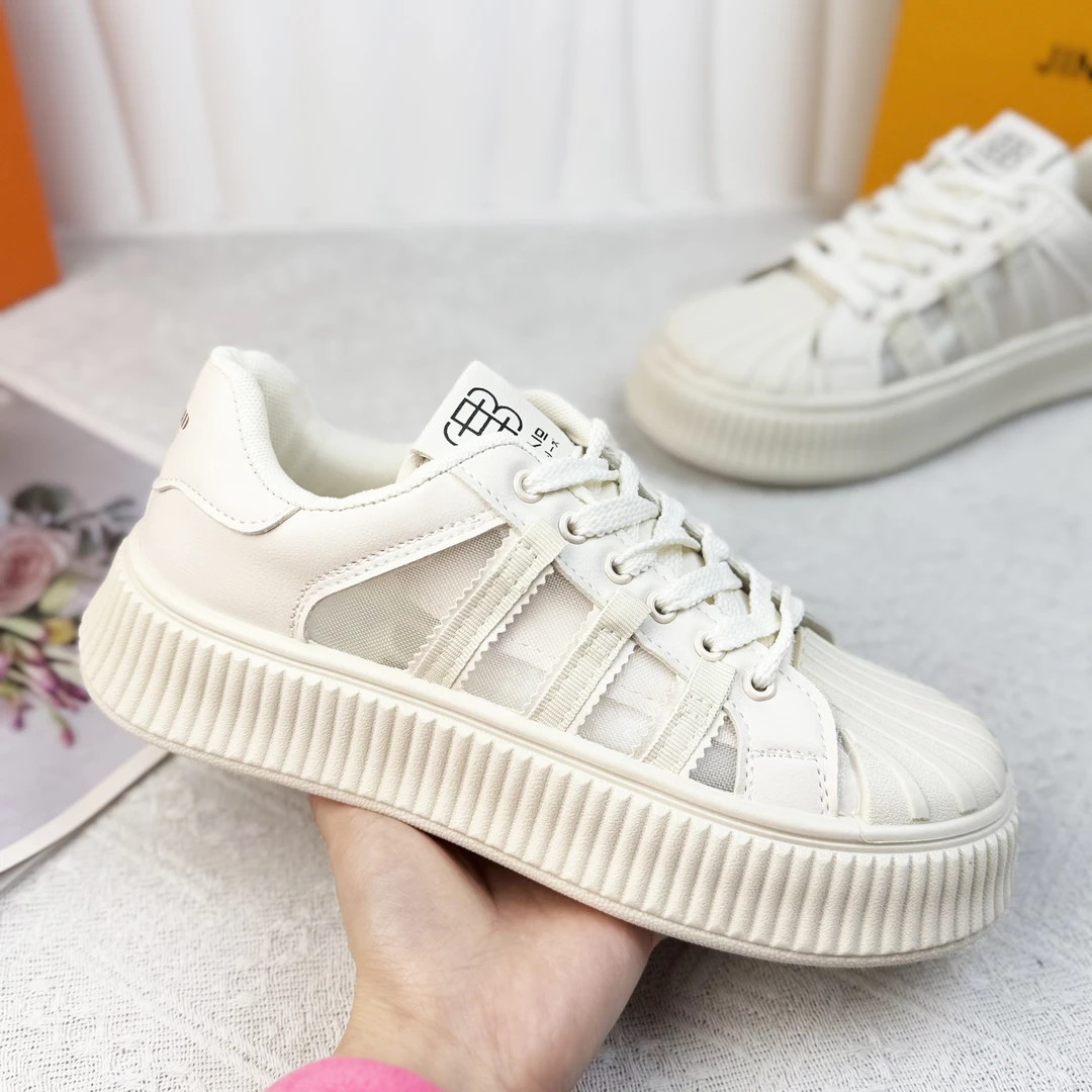 断码休闲板鞋女春夏款百搭小白运动鞋子919