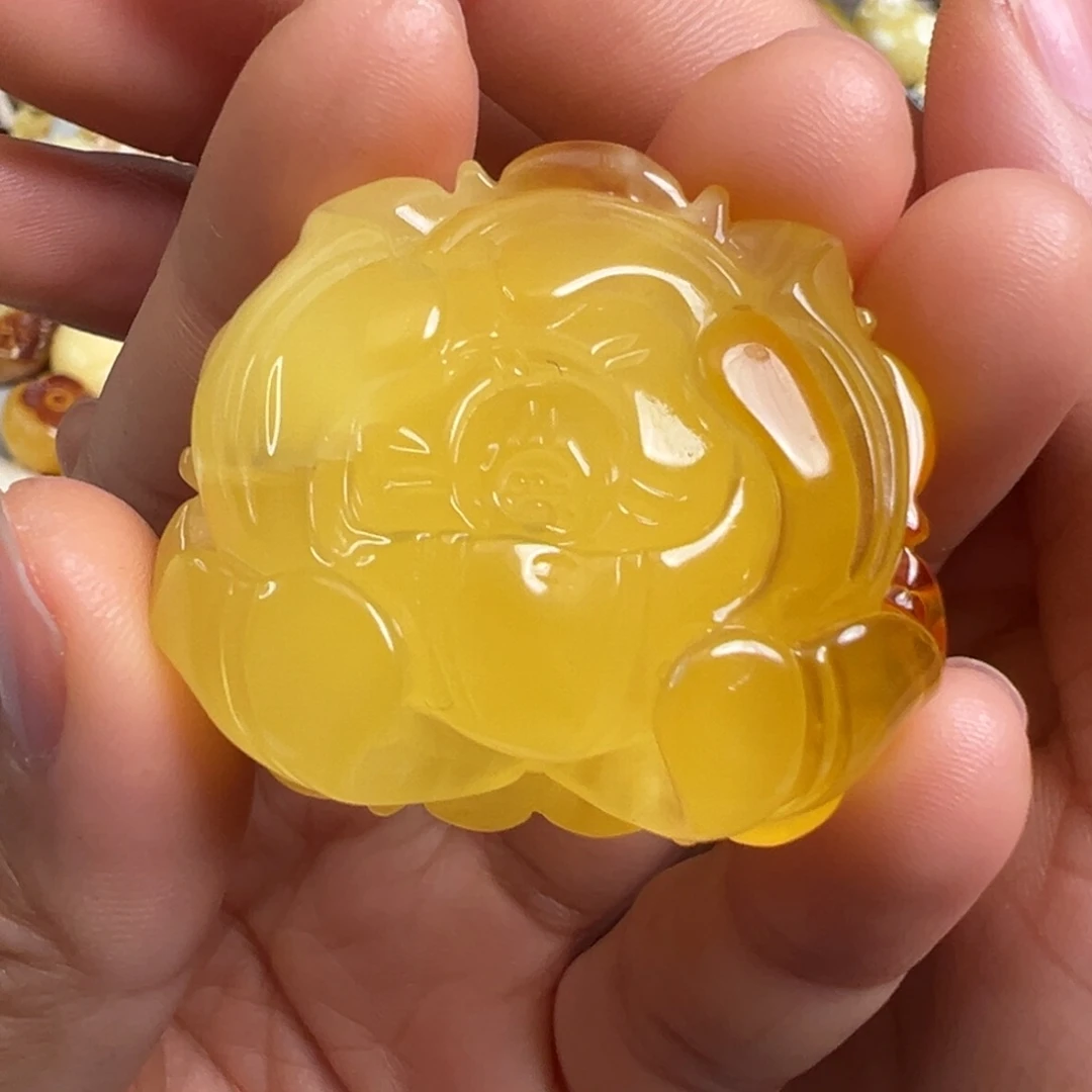 蜜蜡未镶嵌裸石微瑕