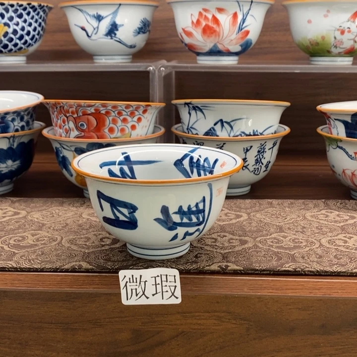 釉下老陶泥手工绘制