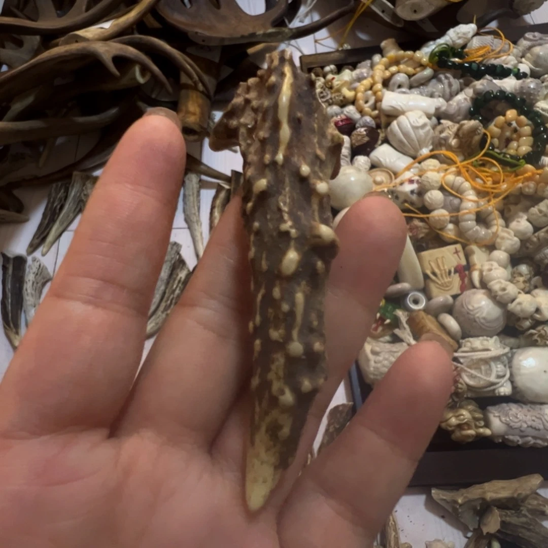 鹿骨把件B**h手把件