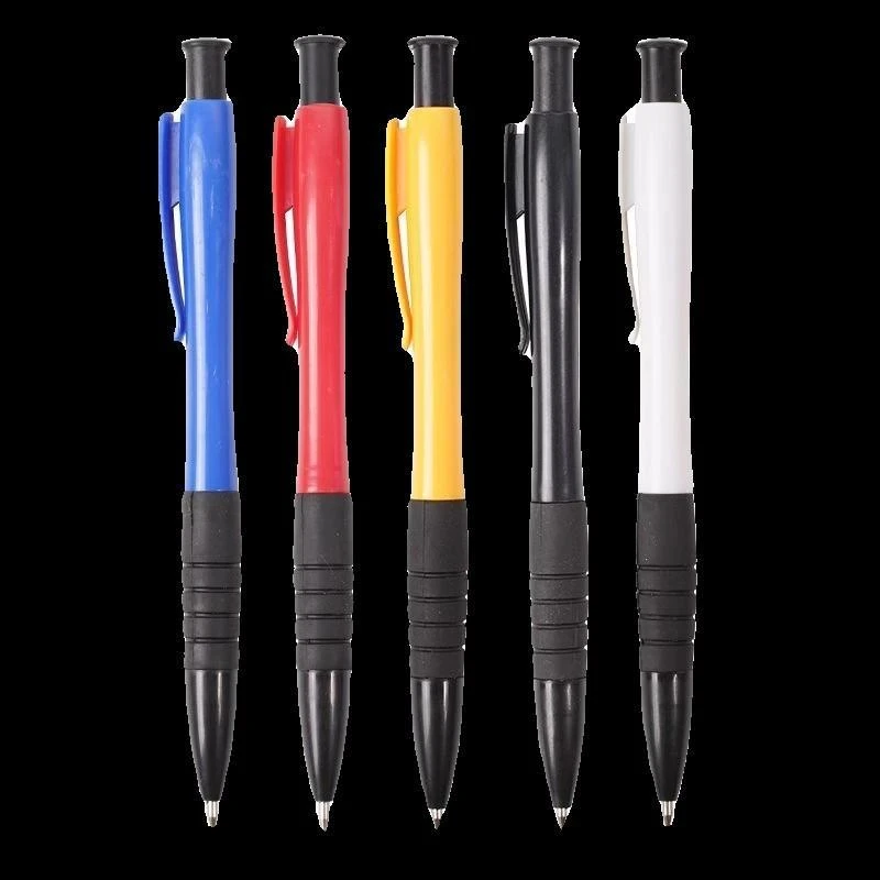 圆珠笔芯圆珠笔按压笔黑色油笔芯圆珠笔批发黑红蓝原子笔办公油笔