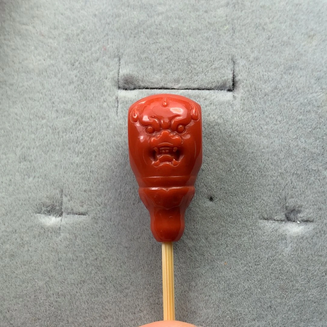 未镶嵌三通南红玛瑙