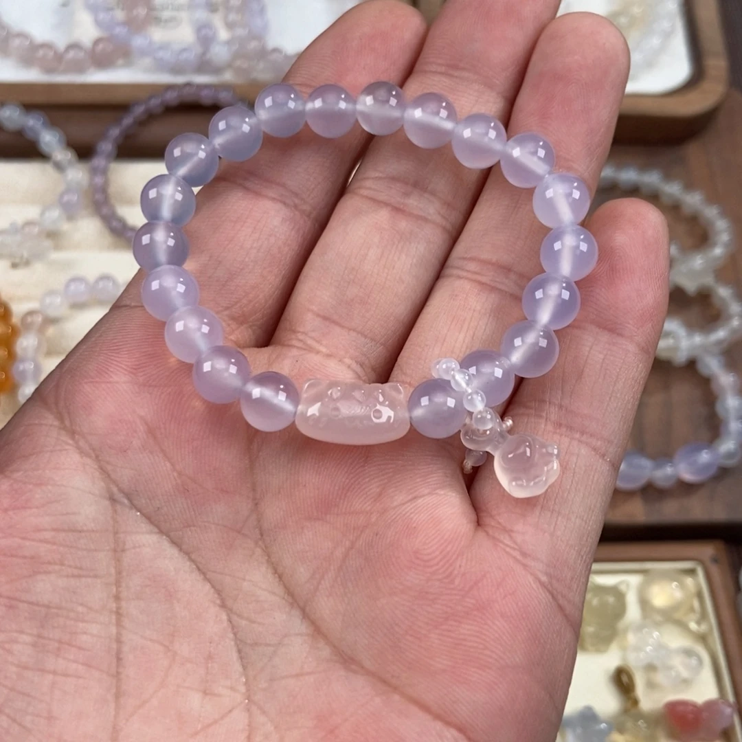 玛瑙/玉髓未镶嵌手链