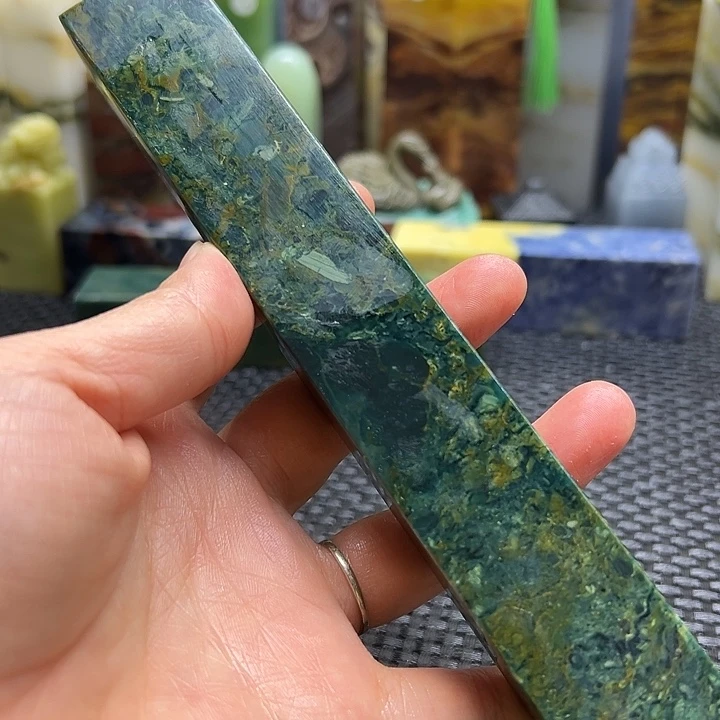 天***蓝青田石印章石印章石