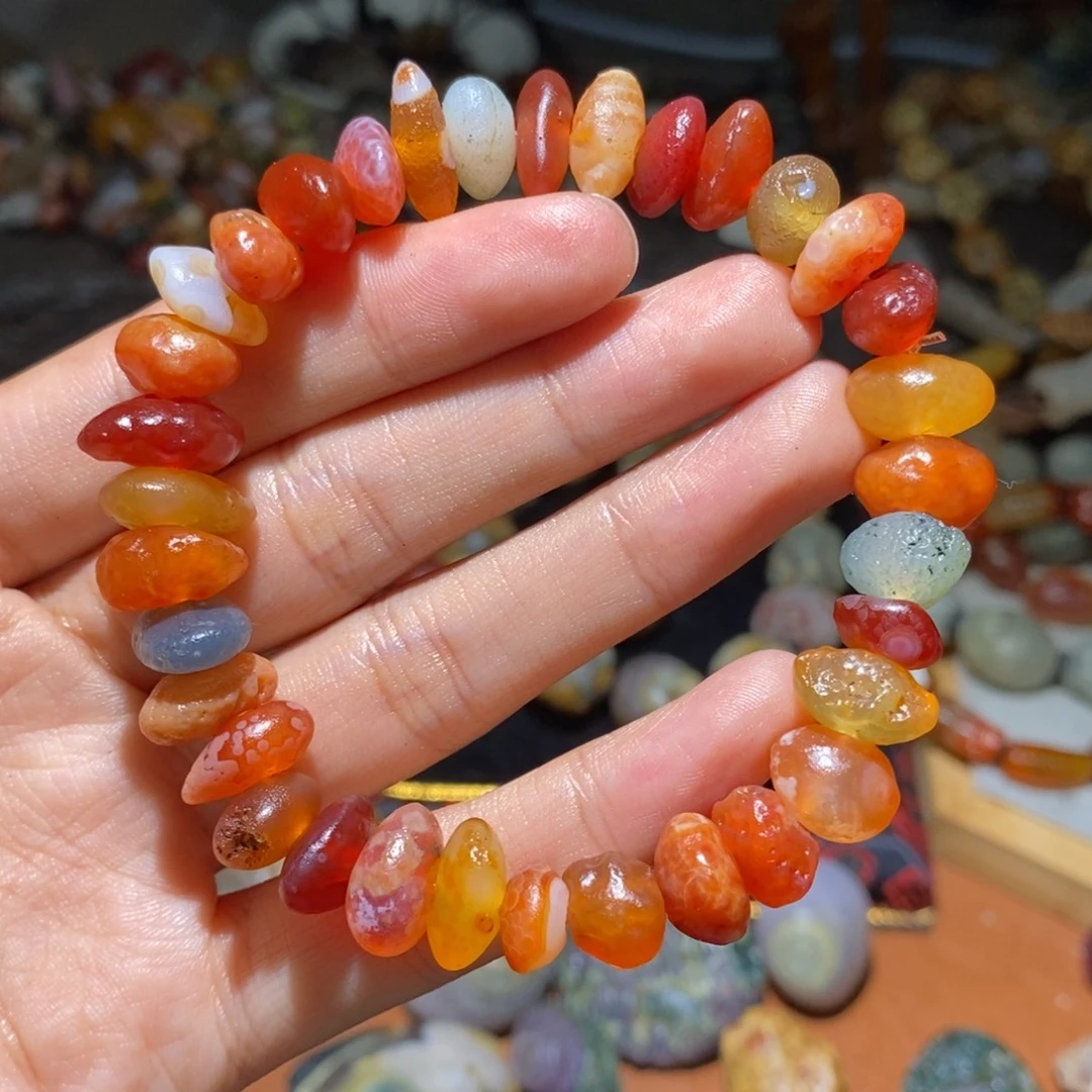 未镶嵌玛瑙/玉髓珠宝半成品