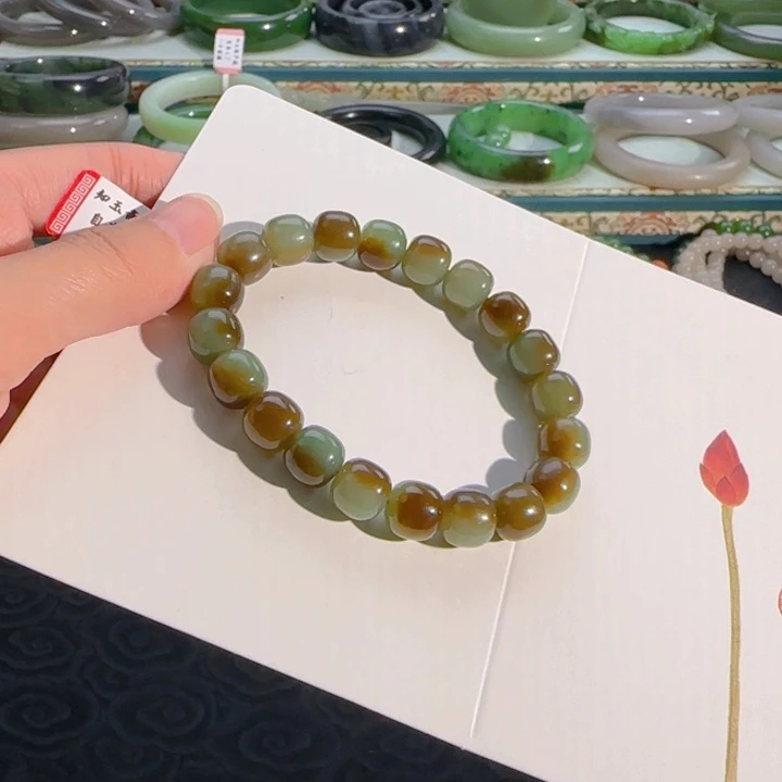 未镶嵌手串和田玉且末糖蓝