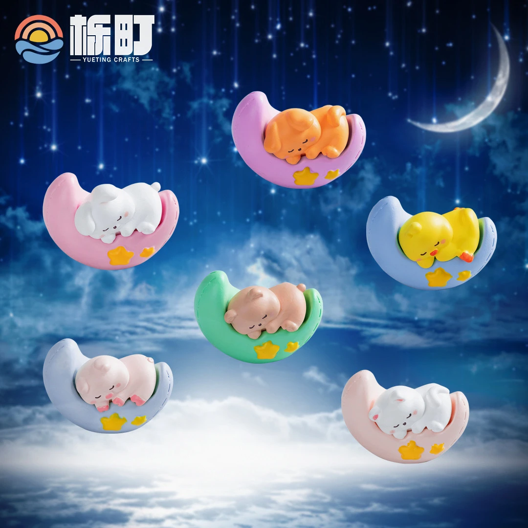 【双许愿+对对碰】治愈系酣睡小动物车载装饰摆件桌面小饰品