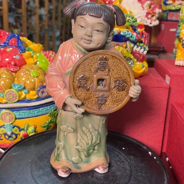 摆件可*乐陶瓷特价万事胜意