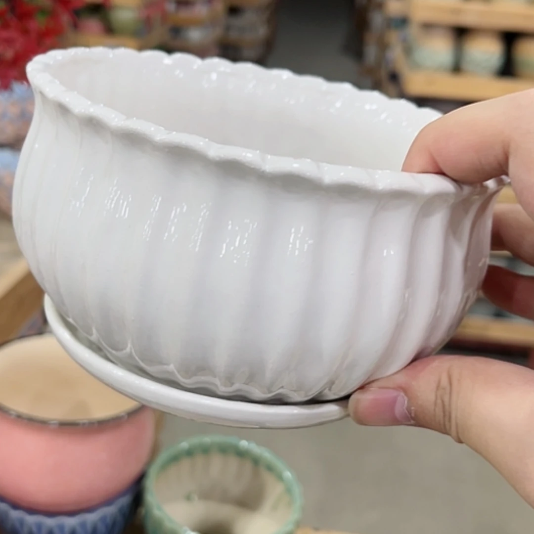 【闪购商品】陶瓷花盆