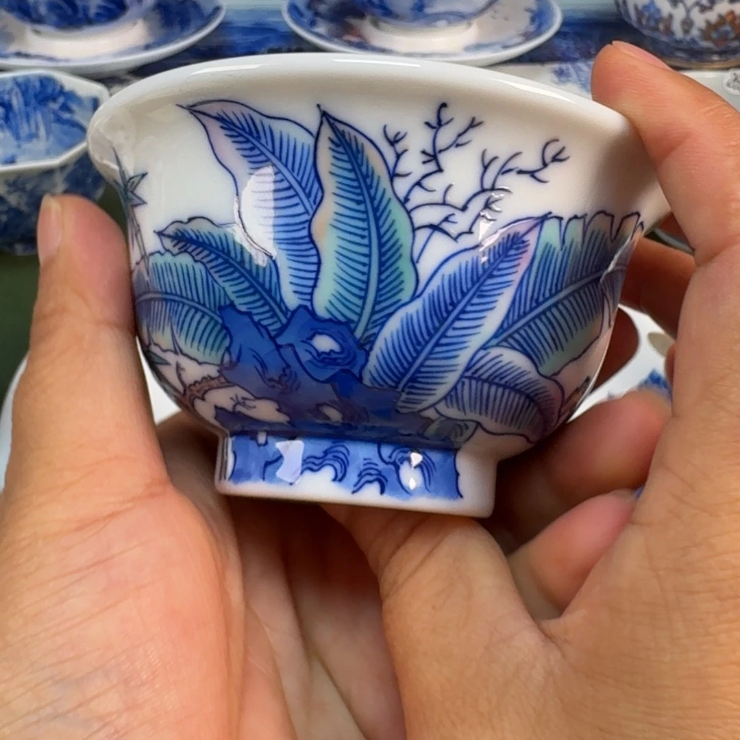 景德镇纯手绘茶具圆圆240