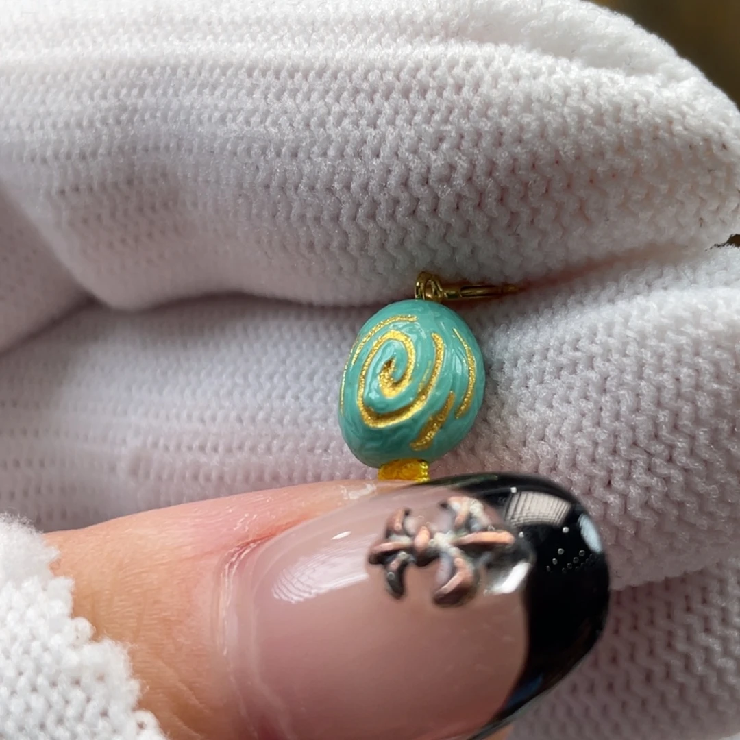 绿松石未镶嵌挂件