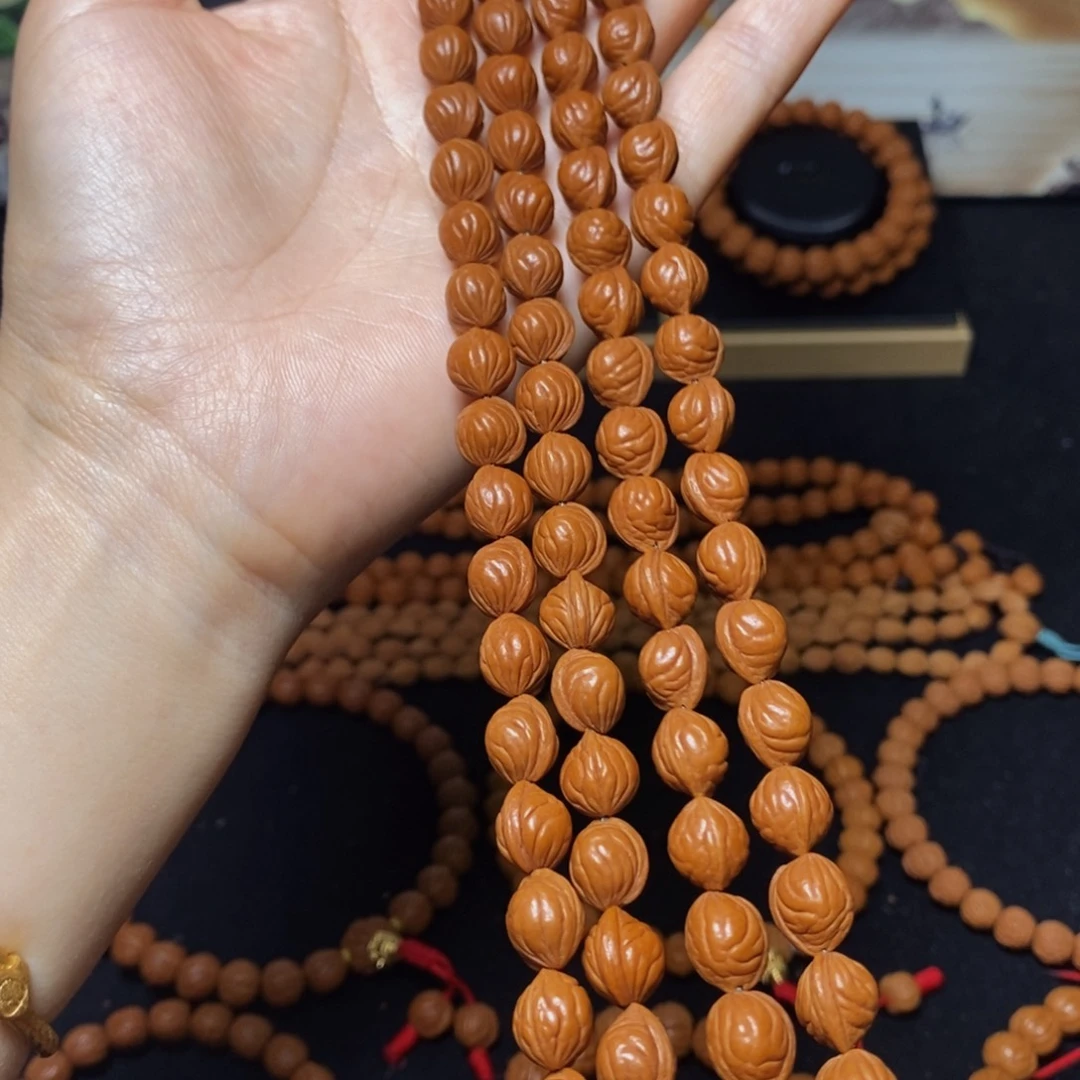 福***起手串桃核秦岭文玩桃核手串