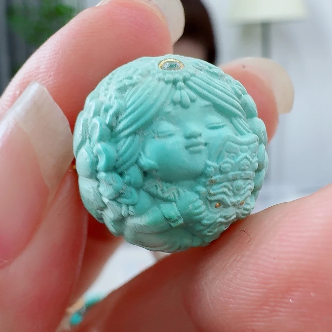 未镶嵌绿松石珠宝奇石