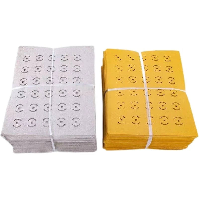 老式打孔纸黄色白色打孔草纸