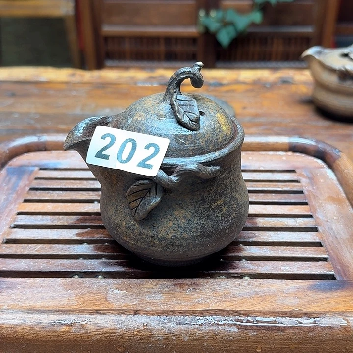 纯手工制作粗陶茶具