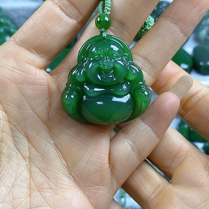 吊坠(不含链)未镶嵌和田玉（碧玉）34
