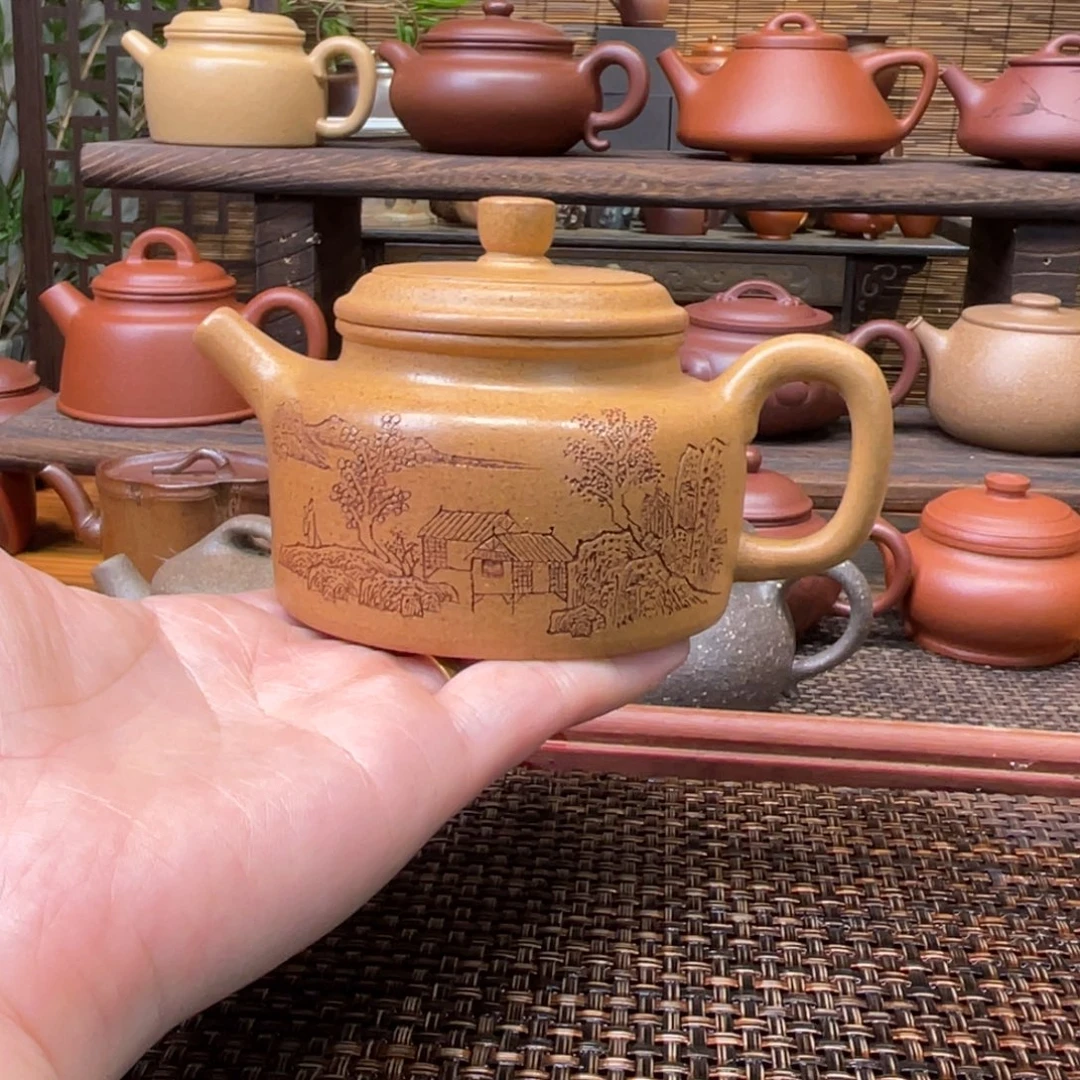 茶壶紫砂宜兴原矿紫砂手工制全170