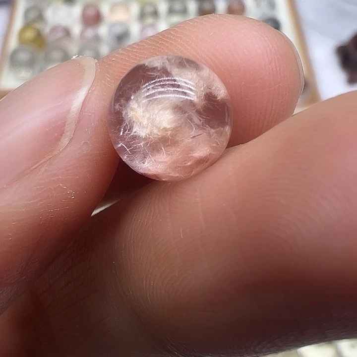 半***吃未镶嵌珠宝半成品水晶