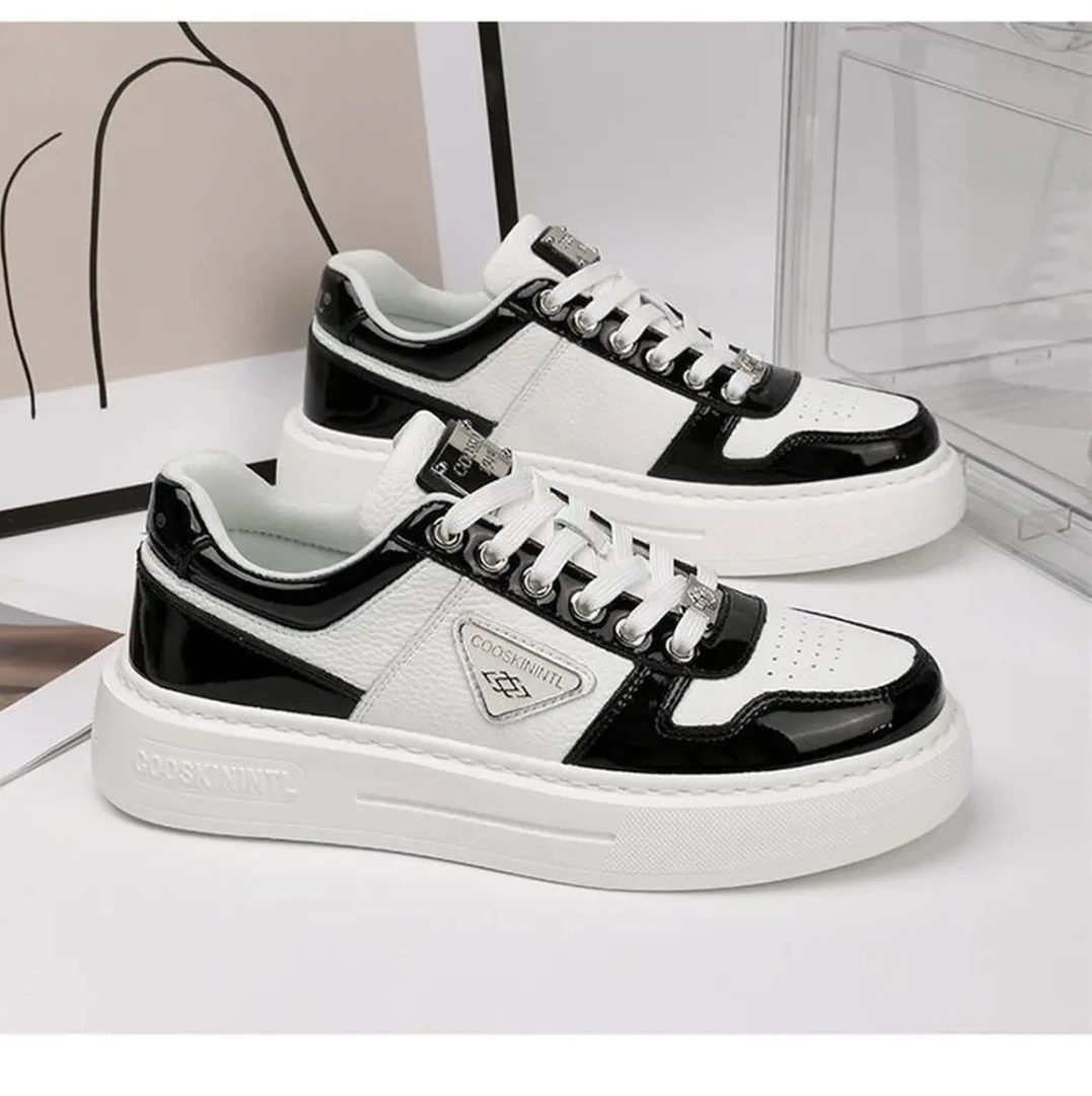 GUCL【新款上新】时尚休闲男士轻奢厚底低帮潮鞋KQ6730