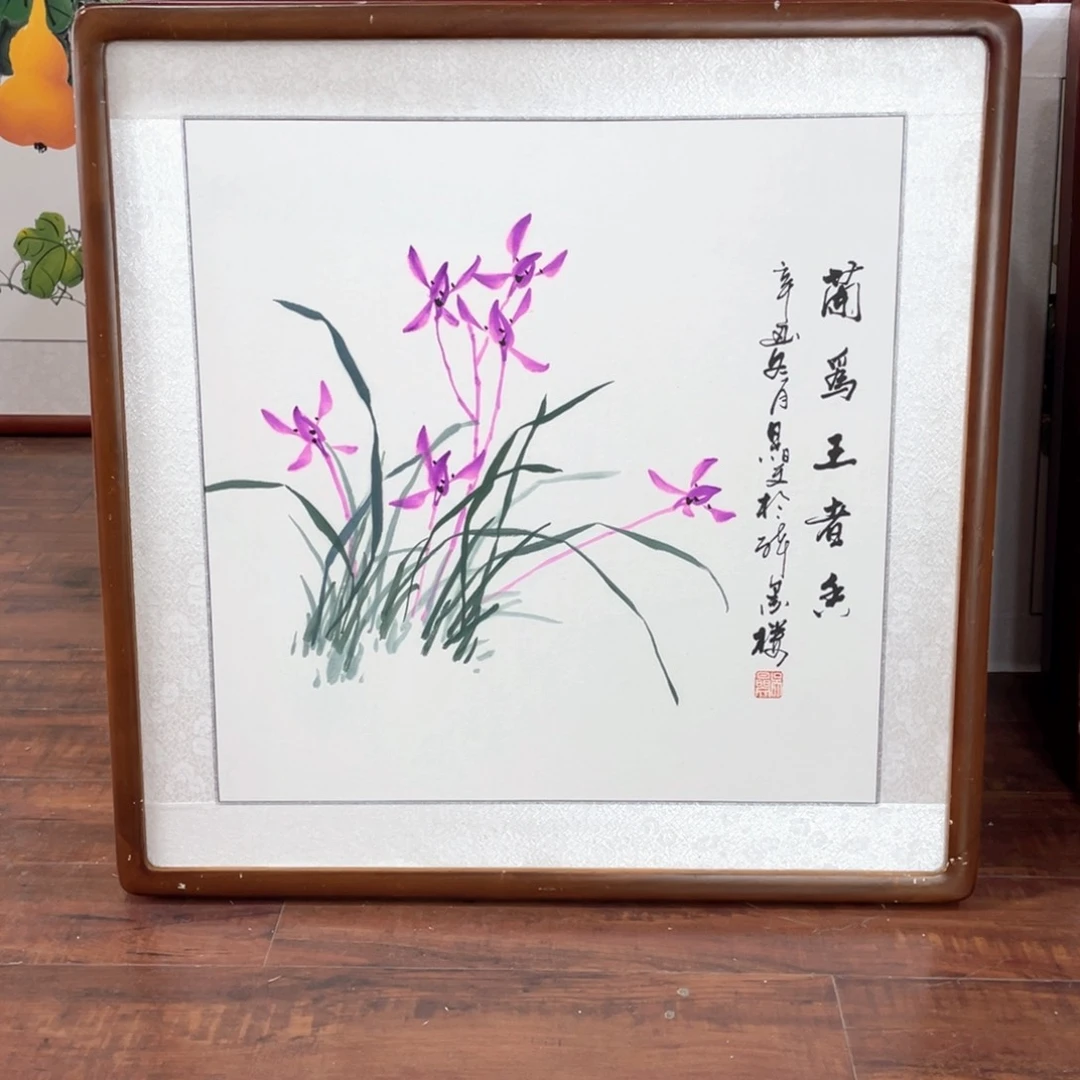 国画带框尺寸63*63厘米
