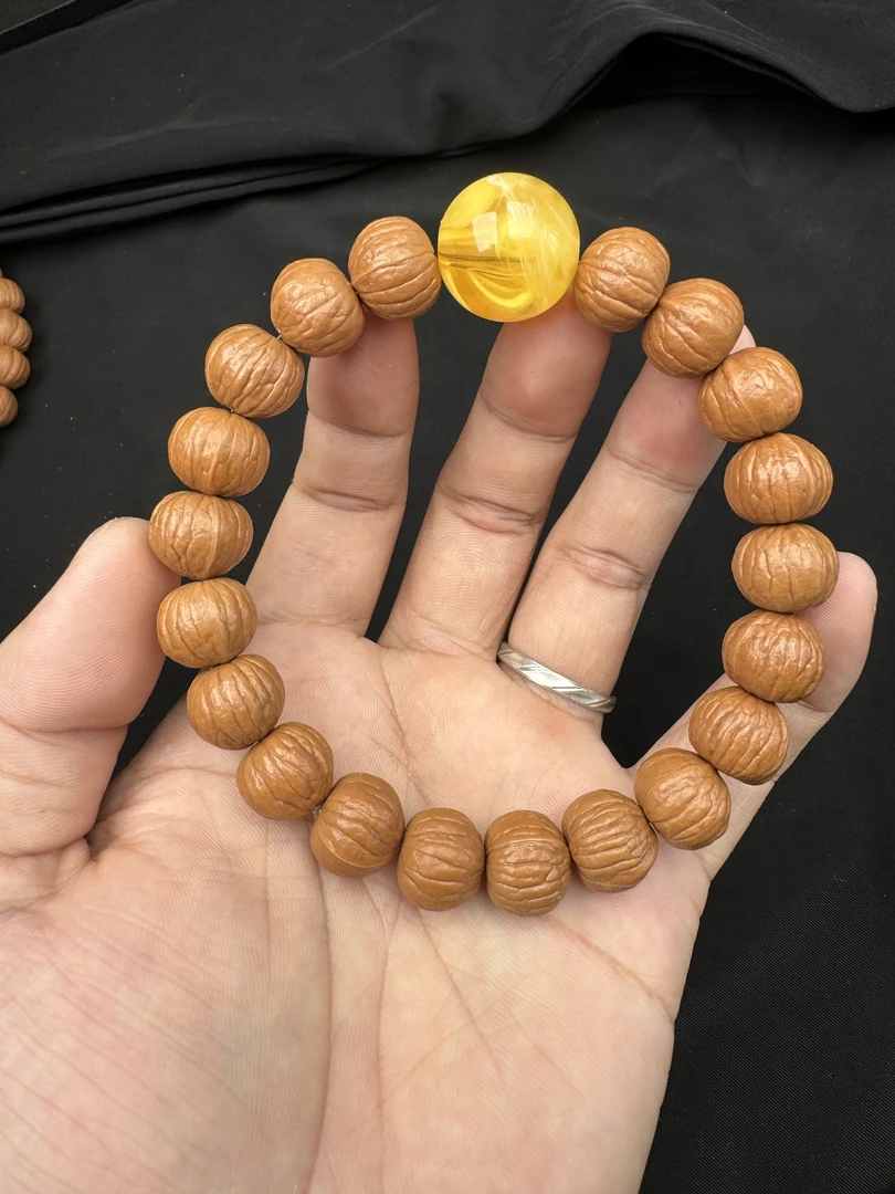 双鳍南瓜猴头手串14尺寸小福利精挑精卡