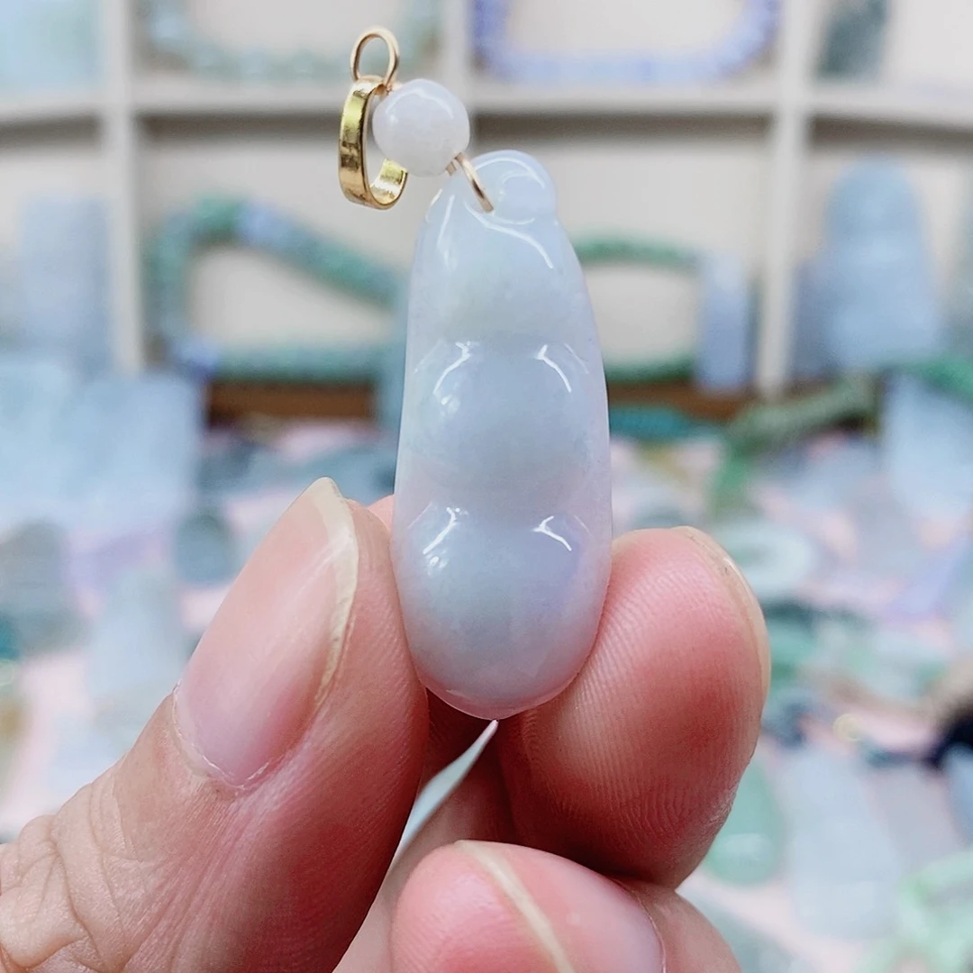 吊坠(不含链)未镶嵌翡翠天然