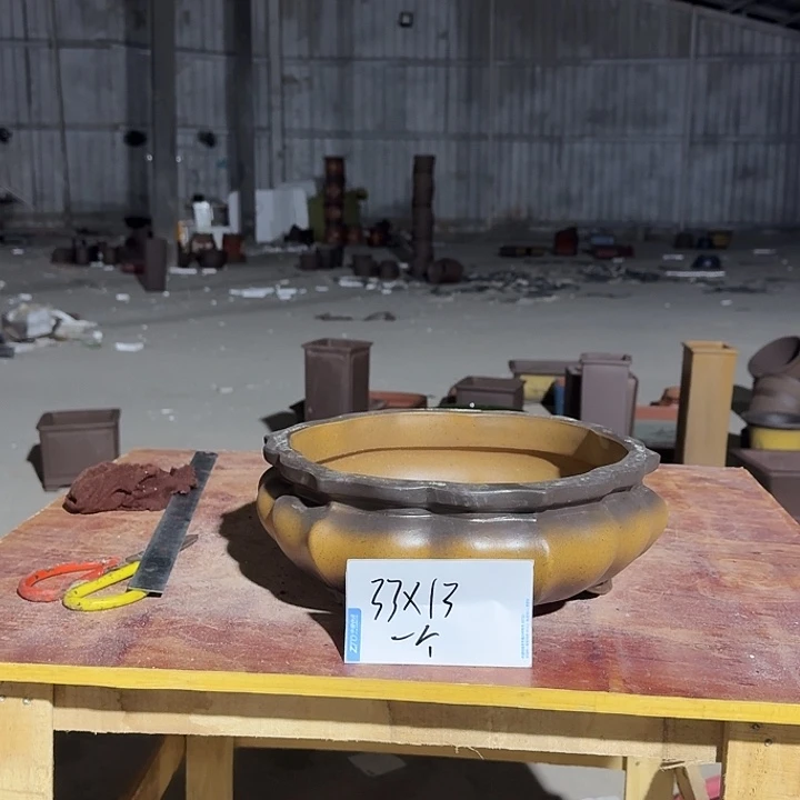 紫砂花盆手工制作28