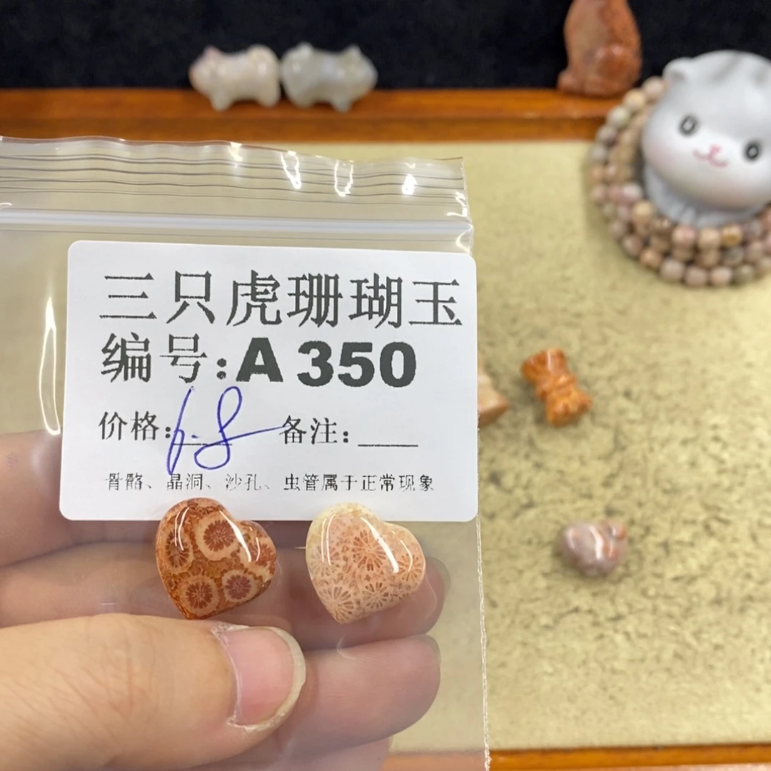 硅化珊瑚（珊瑚玉）1未镶嵌财****女