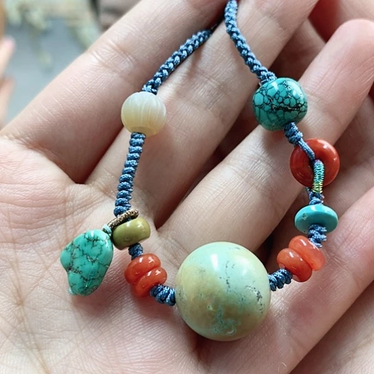 未镶嵌绿松石珠宝奇石g****y