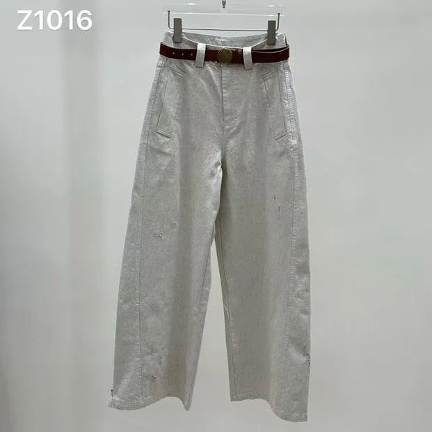 【BAI】小众设计气质时尚休闲阔腿裤长裤1016