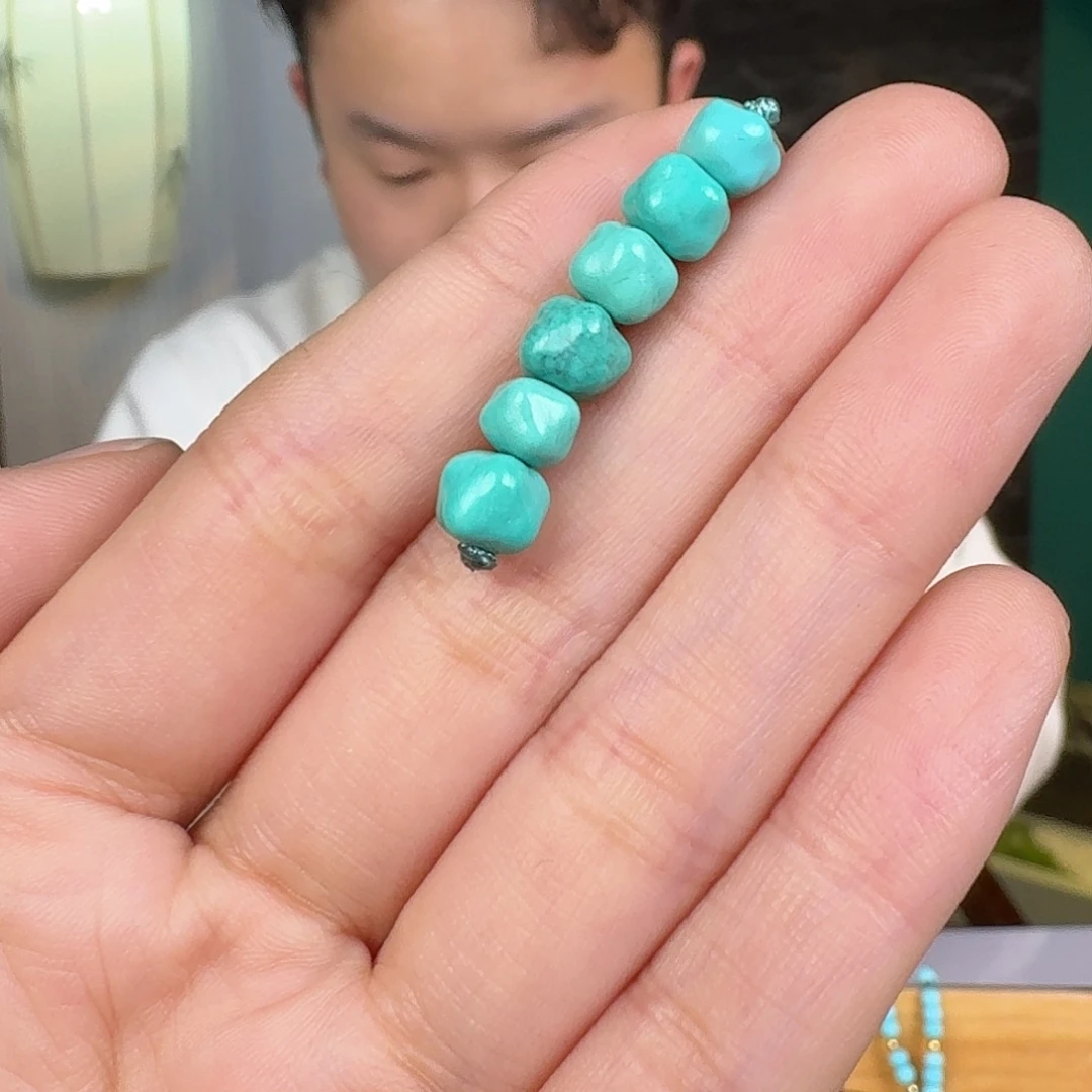 绿松石未镶嵌挂件