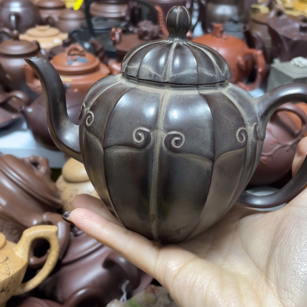 用***1底槽青茶壶紫砂艺术学院