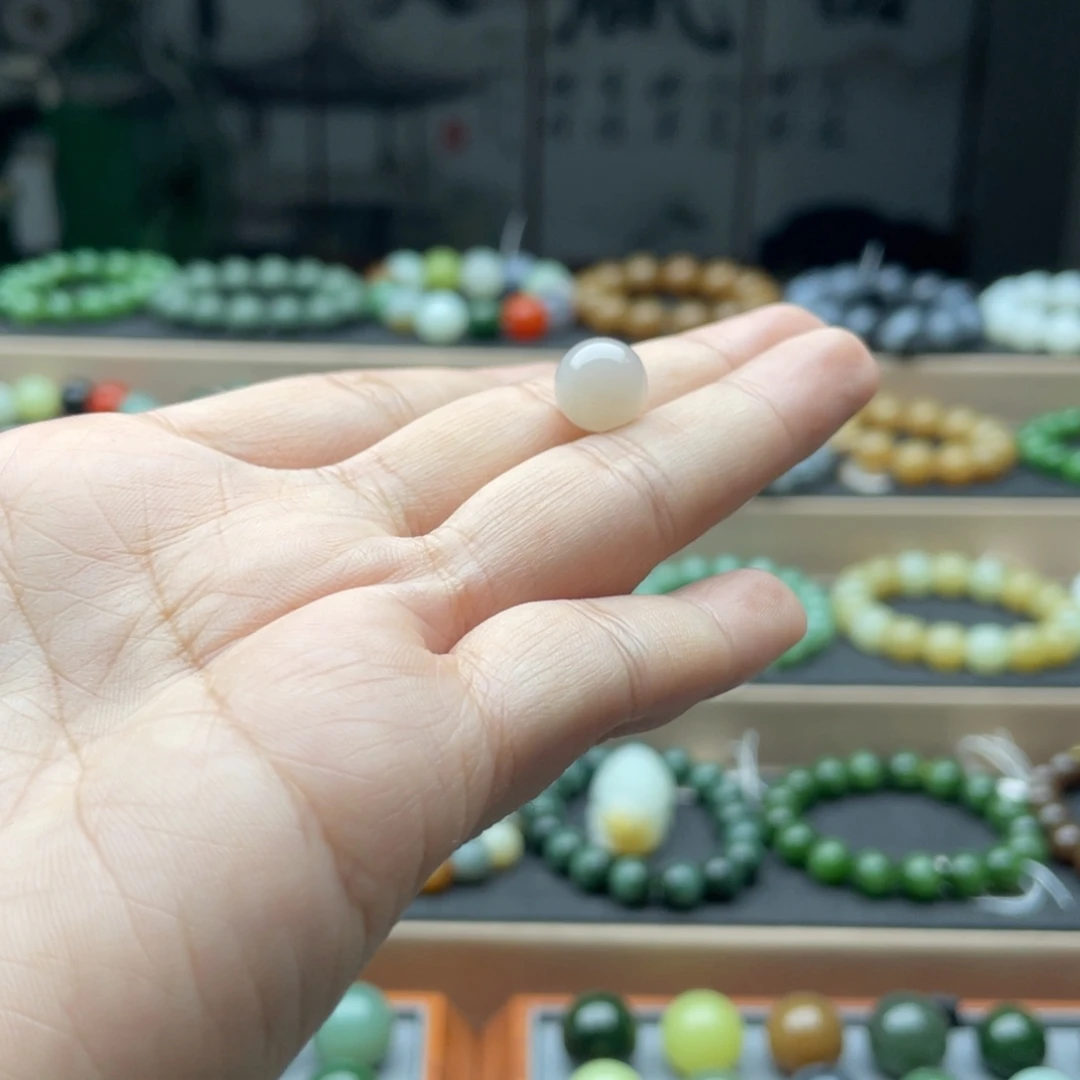 2***-和田玉未镶嵌手链10