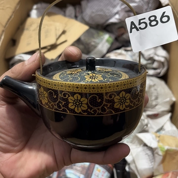 瓷片茶摆件工艺品摆件666
