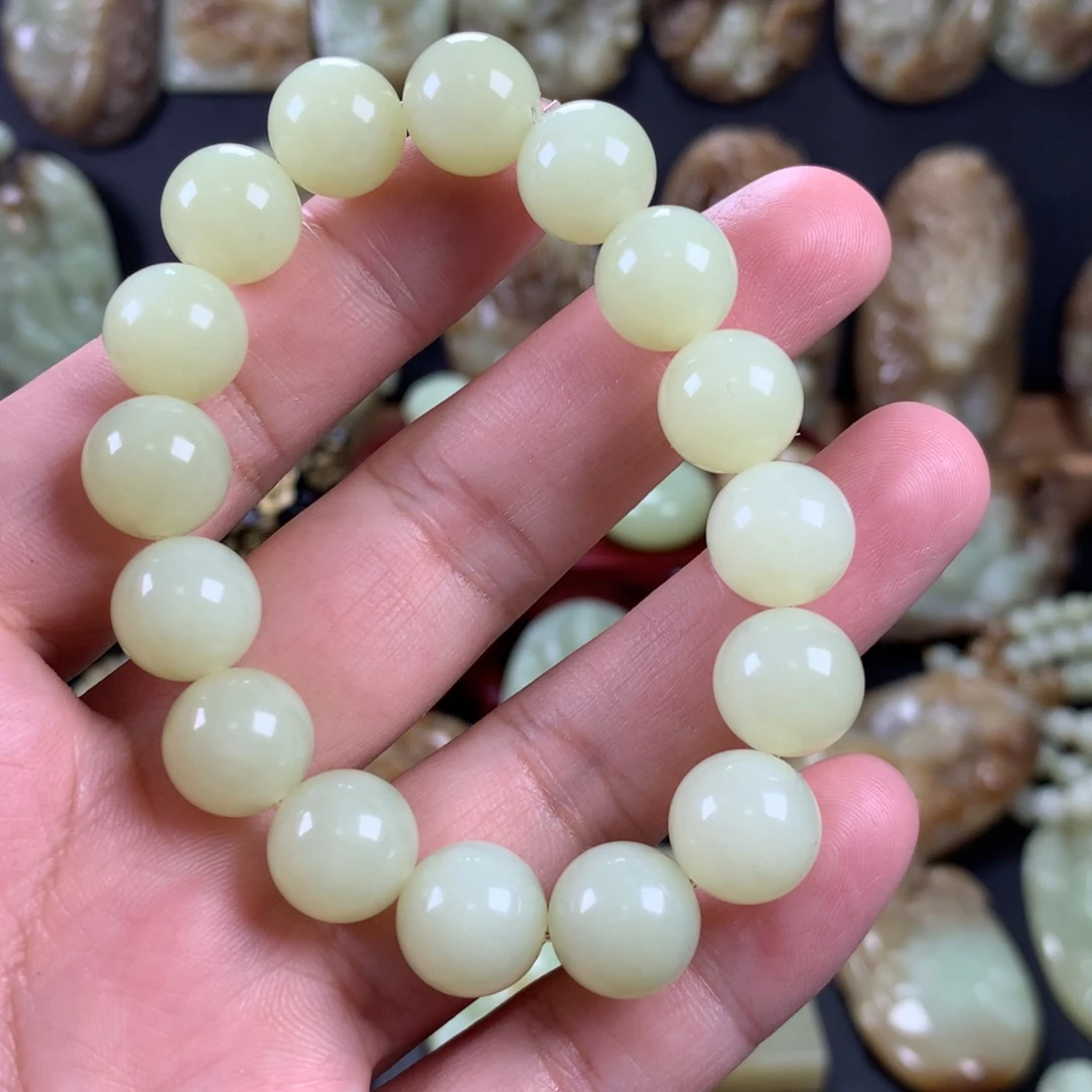 岁***好和田玉未镶嵌手链