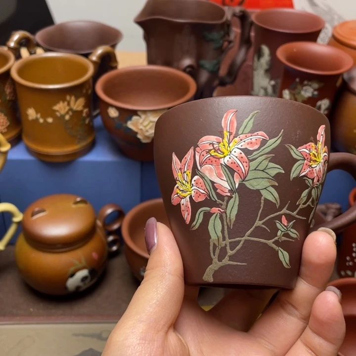 紫砂茶杯紫砂主人杯