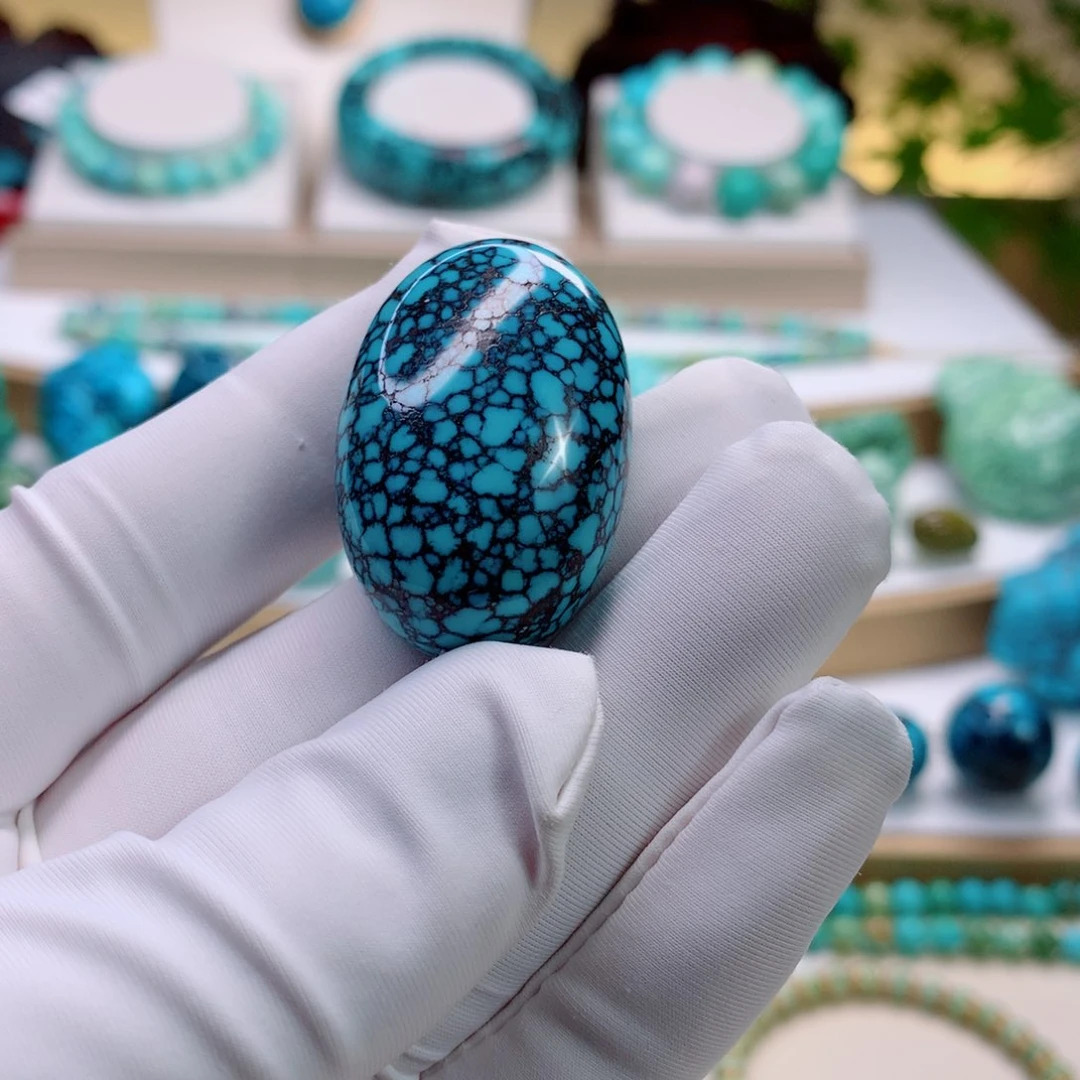 未镶嵌绿松石珠宝奇石