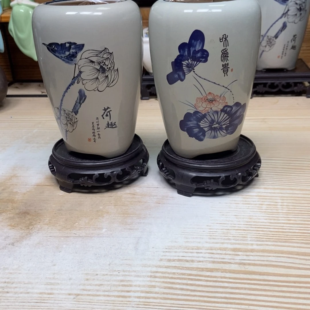 瓷片陶瓷花盆陶瓷艺术