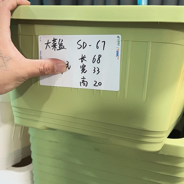 特价大菜盆长68宽33高19果绿2只
