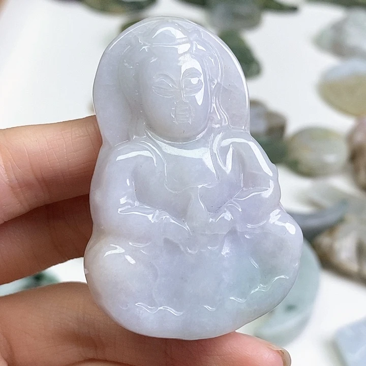 翡翠未镶嵌颈饰天然翡翠63