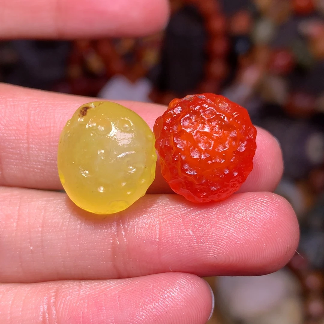 未镶嵌玛瑙/玉髓珠宝半成品
