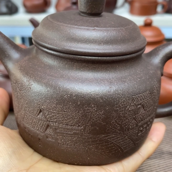 北***影紫砂公道杯紫砂全手工