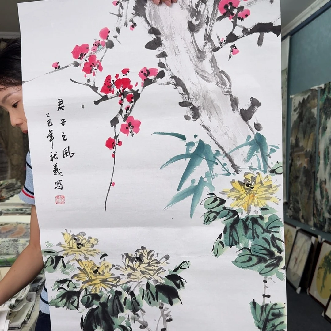 纯手绘的好年画作品