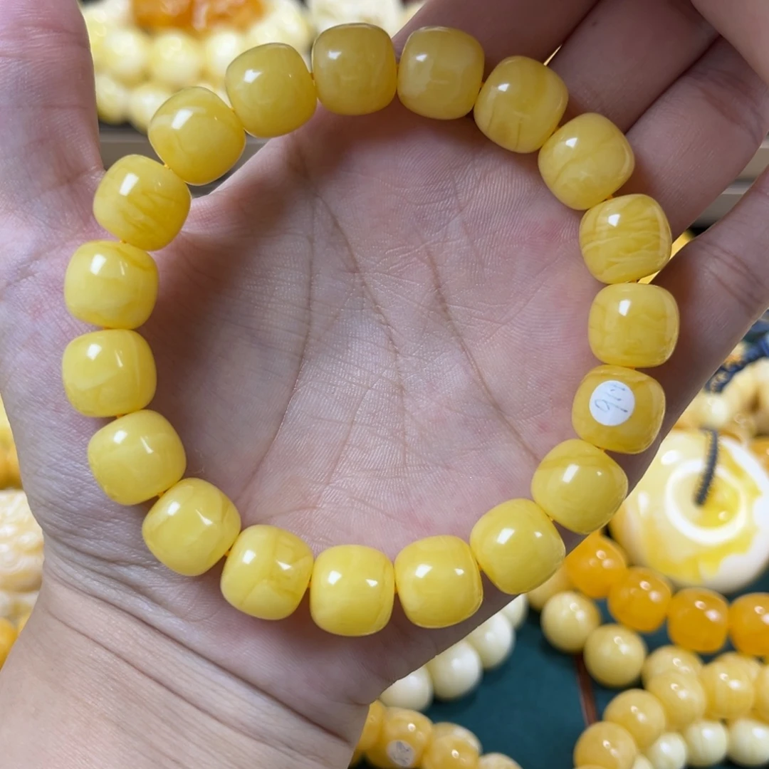 手链琥珀未镶嵌同料12×11.5mm