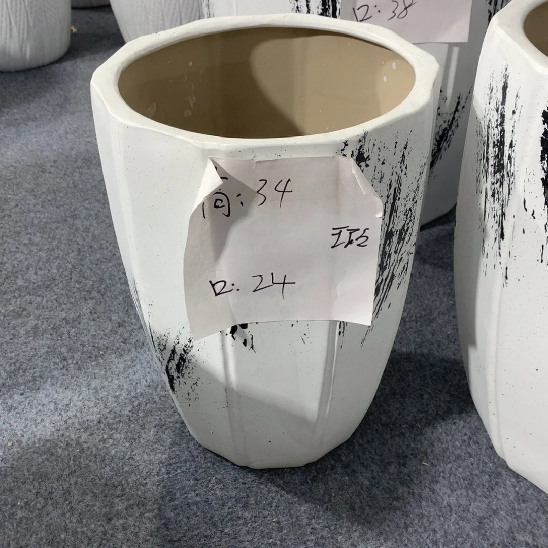 高温陶瓷花盆微瑕