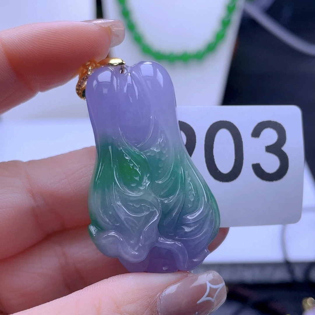 翡翠吊坠(赠链)未镶嵌