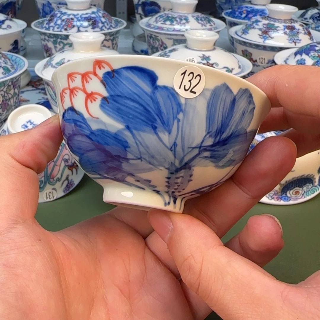 彦祖纯手工手绘茶具132