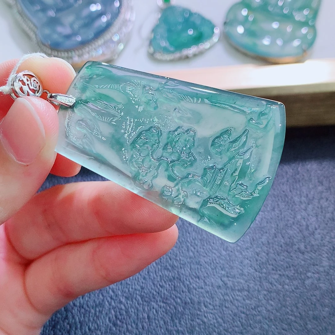 颈饰未镶嵌翡翠翡翠