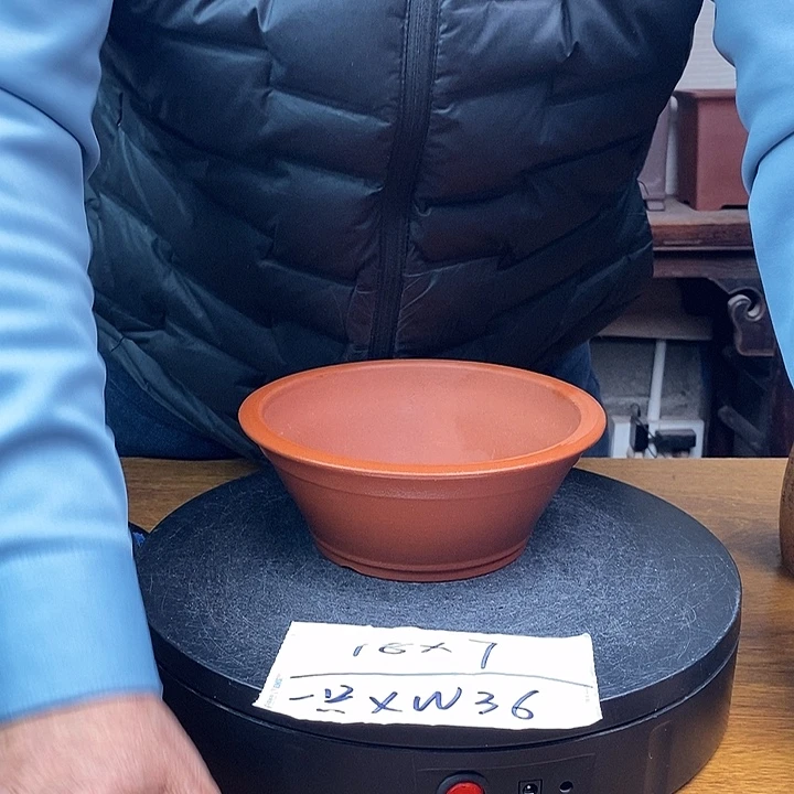 紫砂花盆货号一只XW36