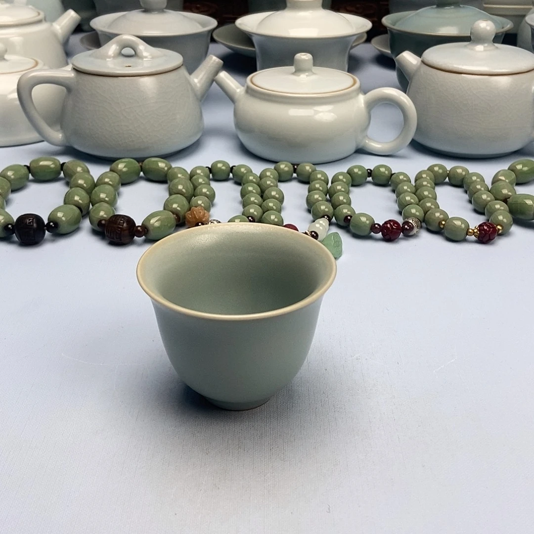 杯仿古铃铛杯原矿原釉原产地